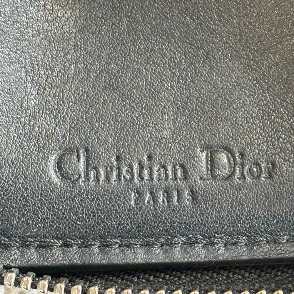 Dior Black Patented Leather Wallet